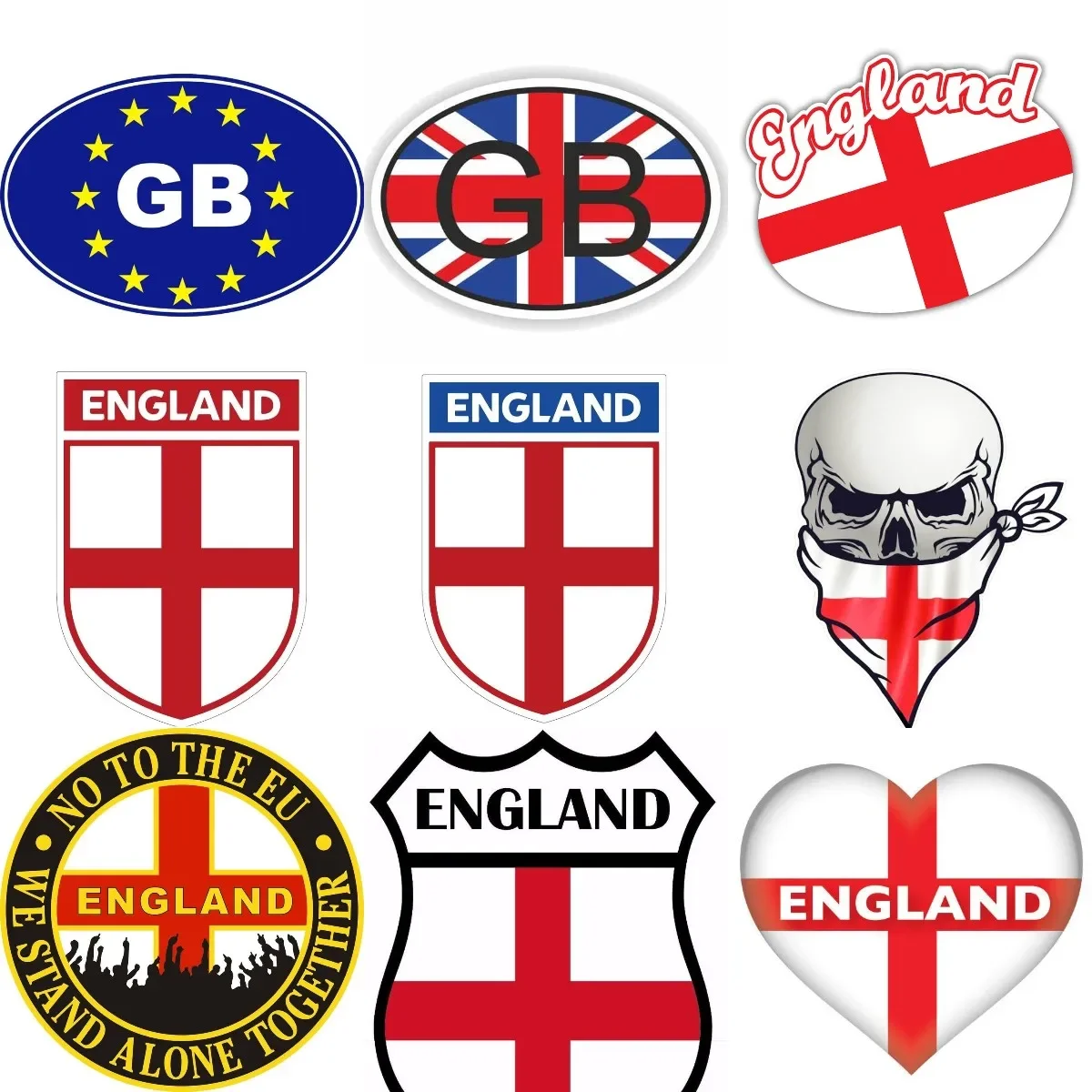 

England Great Britain United Kingdom GB UK Flag Red Cross Sticker for Covered Scratch Decorate Window Truck Table Car Motorcycle
