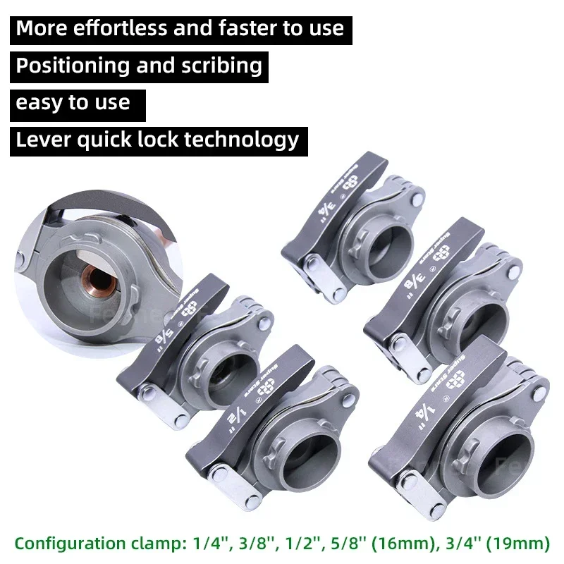 Extenseur de tube de cuivre Extenseur de tuyau de batterie au lithium Outil d'évasement Tuyau de cuivre de climatisation Outil 6,000 ST-E800A DSZH