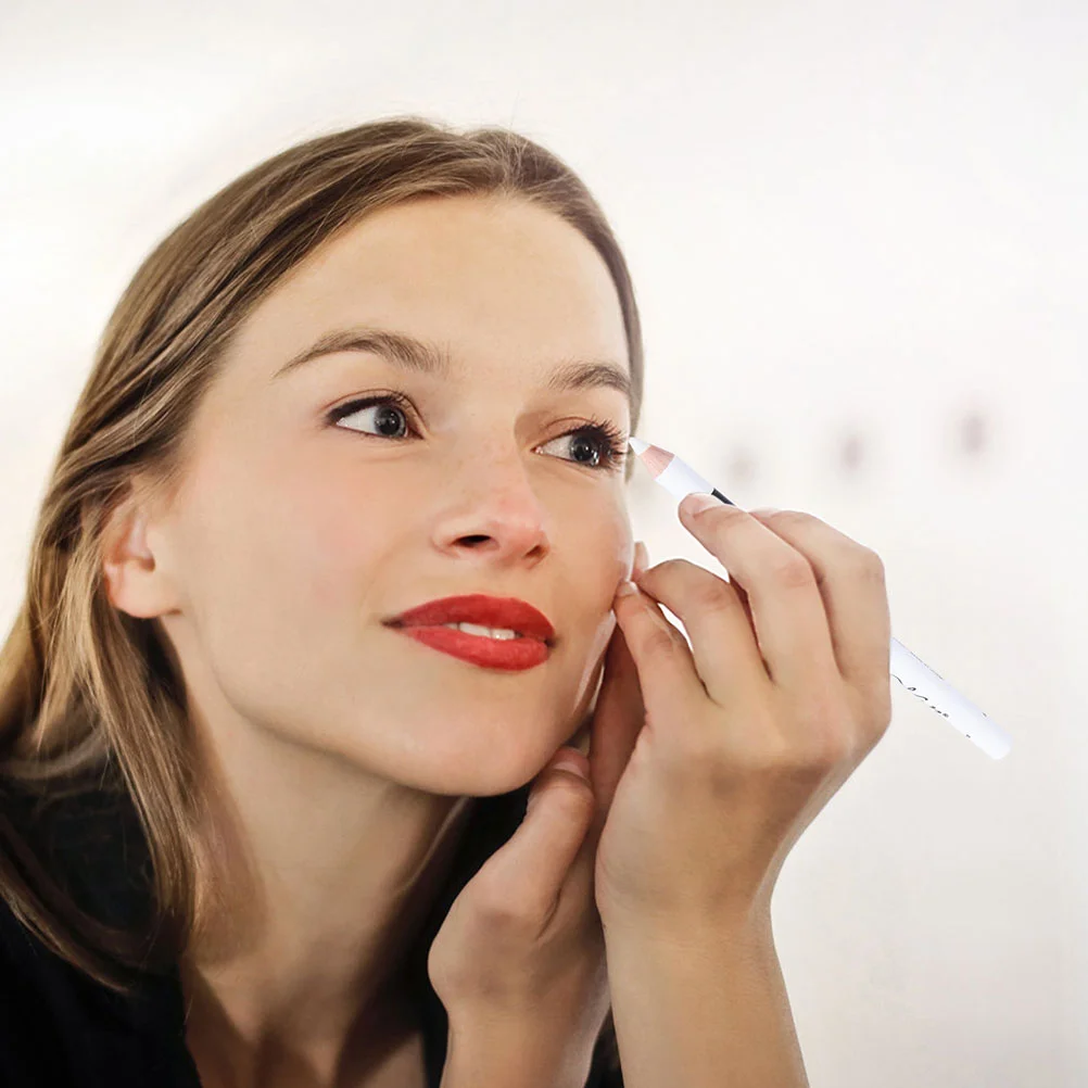 24 Uds delineador de ojos lápices delineador de ojos accesorio de mujer herramienta de maquillaje para niña cosméticos sombra de ojos blanca Miss