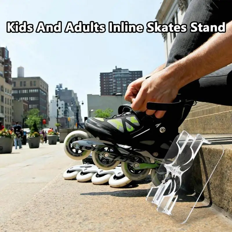 Inline Speed Skates Shoes Holder Stand Support For Kids And Adults Skating Shoes, Suit For Speed And Slalom Roller Inline Skate