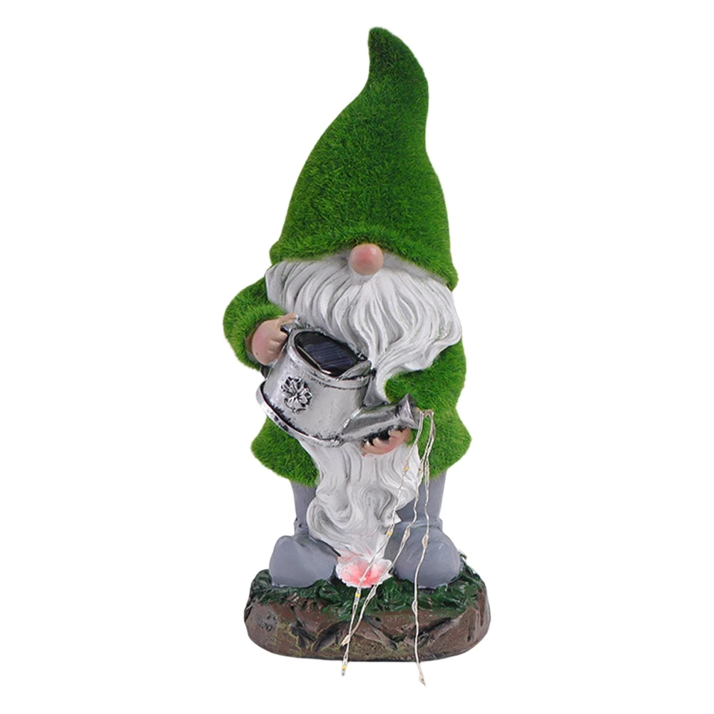 Whimsical Solar Light Garden Gnome for Outdoor Decoration Resin Yard Ornament to Illuminate Your Garden Evenings
