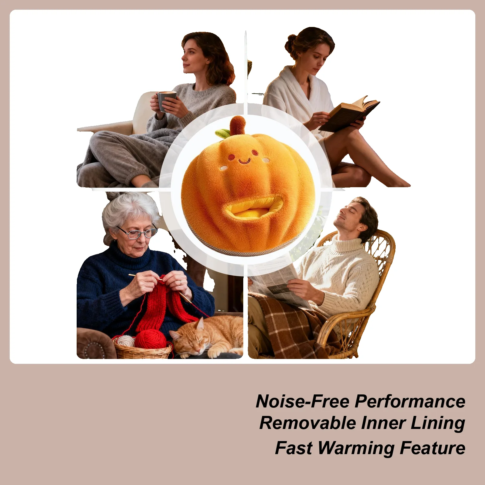 Foot Warmer Cold Weather Feet Warming Supplies Winter Heating Foot Warmer For Women Men Home Office Students Dormitory Gamers