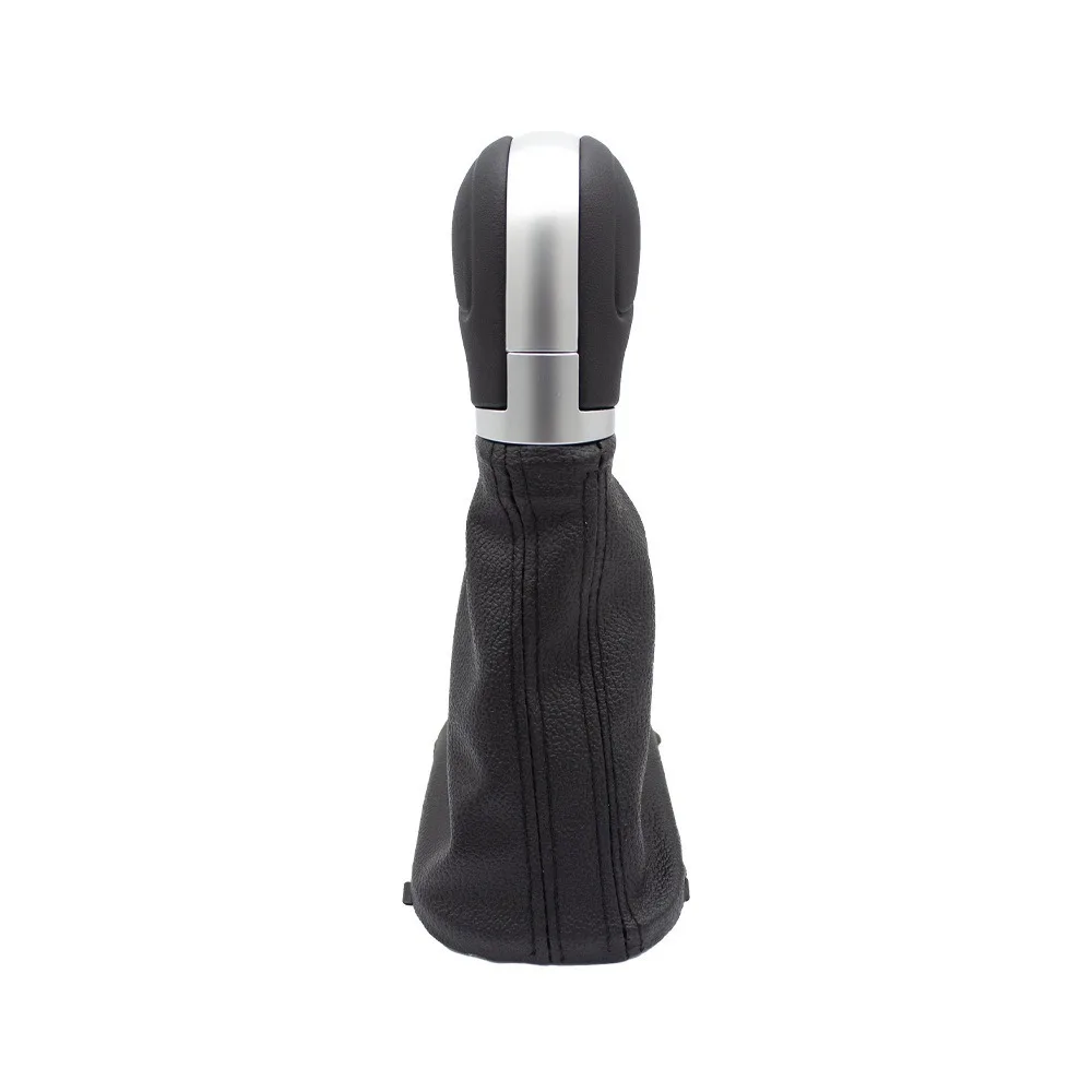 Leather Car Auto Gear Shift Knob Shift Lever Stick Head For VW Golf 6 Jetta MK6 EOS MK5 Automatic Gear Head