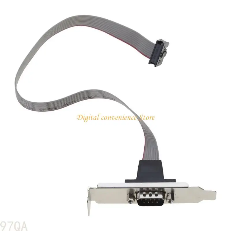 DB9 RS232 9-Pin Serial Port Cable for Motherboard - alternate angle