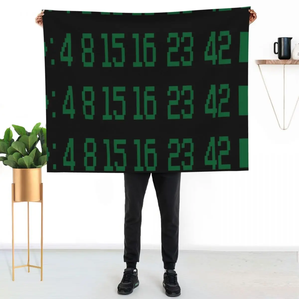 The Numbers Throw Blanket Luxury St blankets ands Polar Hairy Stuffeds Sofas Blankets