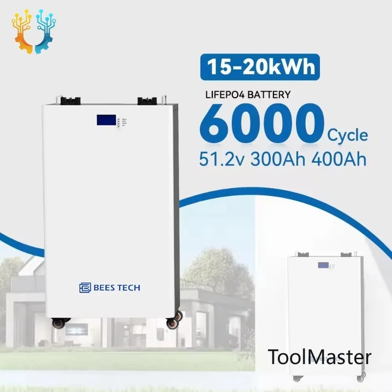 【2026】51.2V 15kW LiFePO4 48V 10kWh-15kWh-20kWh 300Ah 400Ah Solar Battery Bateria Acumulator 24V 3kW-20kVA Lithium Energy Storage