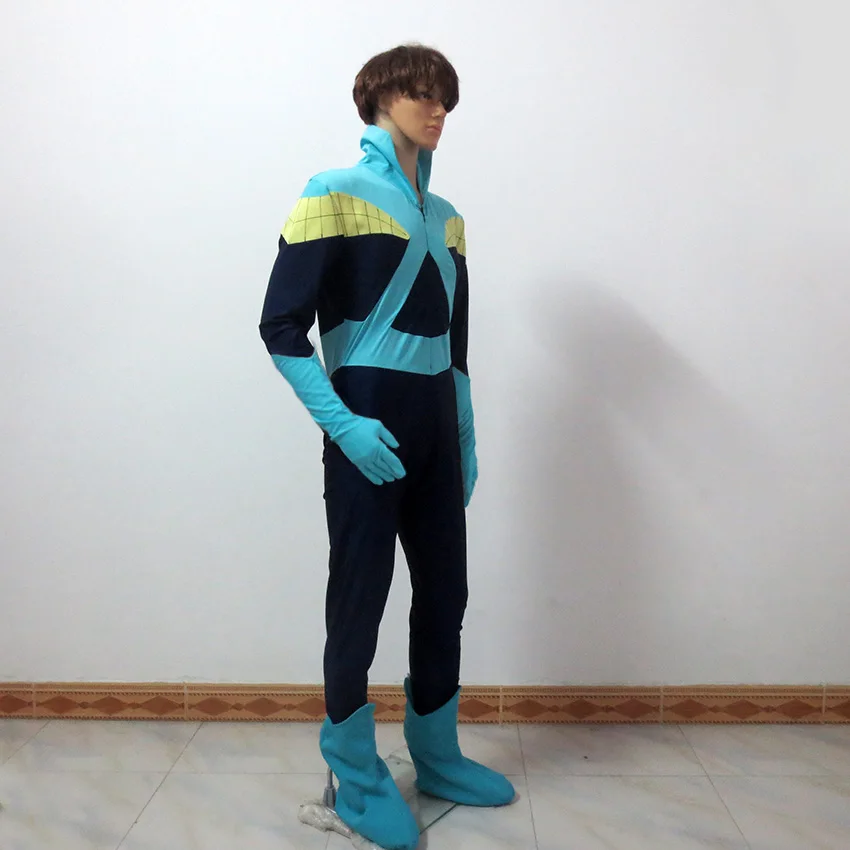 Superhero Nightwing Discowing Version Uniform Outfit Costume Halloween Christmas Custom Made Any Size