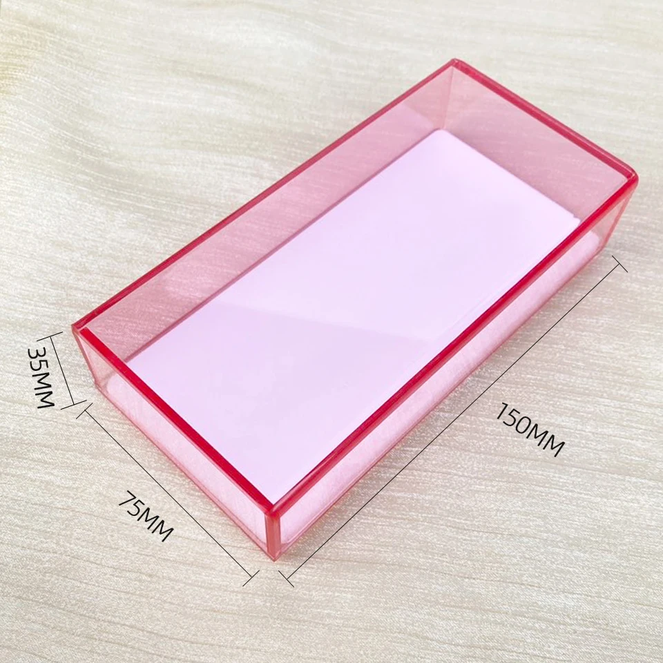 Storage Box Eyelash Extensions Acrylic Lash Holder Eyelashes Pallet Large Eye Lash Tile Dust-proof Cover Beauty Makeup Tools