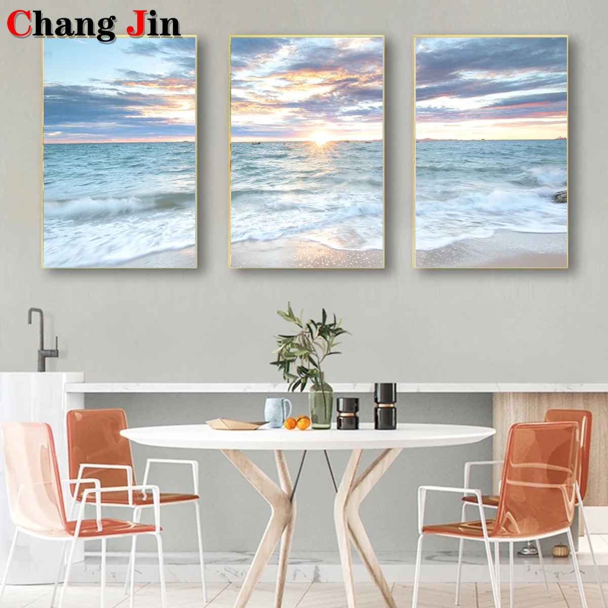 Sunrise Coastal Blue Sea Landscape Diamond Painting New Collection 2023 Diy Cross Stitch Embroidery Diamond Mosaic Home Decor Gi