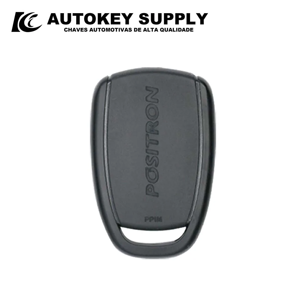 Autokeysupply AKBPS182 PX72 Shell إنذار ضد السرقة 4 زر التحكم مع مشبك البطارية لـ Positron Flex