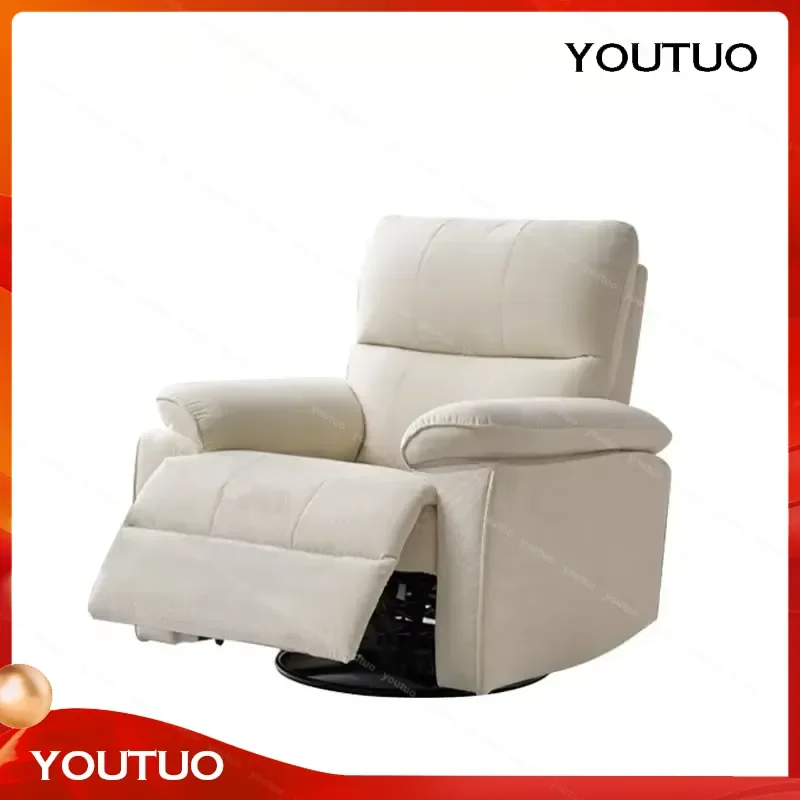 for Modern Multifunctional Reclining Armchair High Rebound Sponge Living Room Single Rotating Sofa Electric Rocking Lounge