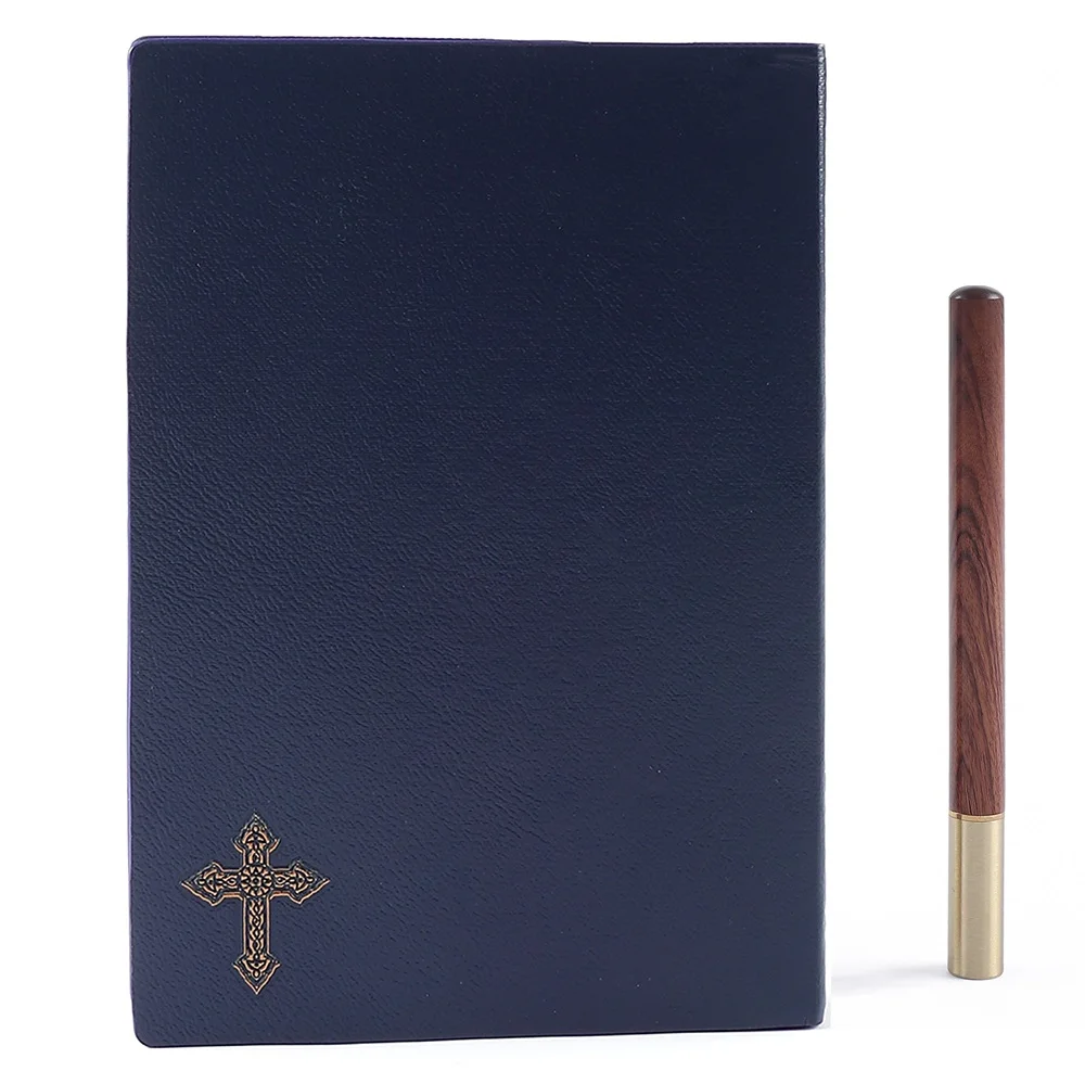 A5 JESUS Notebook Journal 3D Embossed Cross Cover  Diary Note Books Gift Men Women Vintage Planner 200Pages Lined Paper