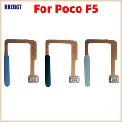 For Xiaomi Poco F5 Fingerprint Recognition Sensor Flex Cable Power Button Flex Cable Smartphone Replacement Parts