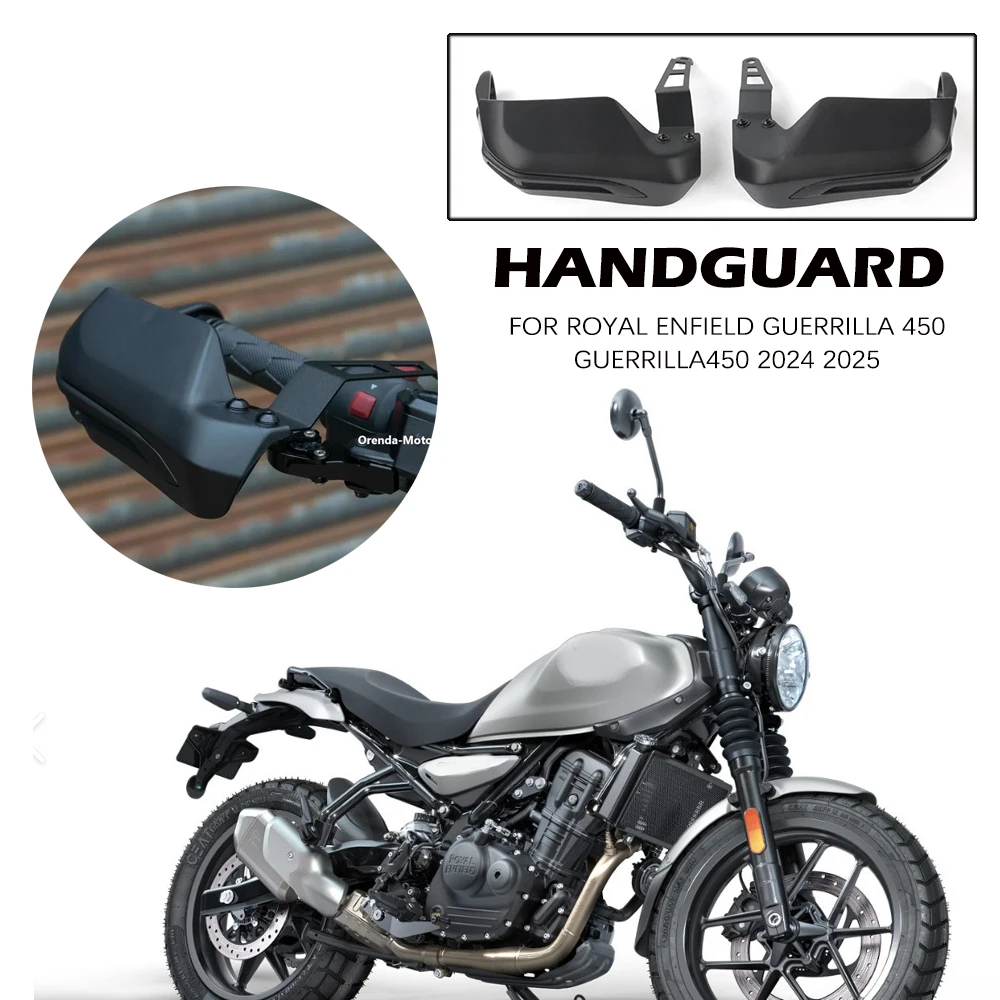 

For Royal Enfield Guerrilla 450 2024 2025 New Hand Guard Wind Shield Accessory Protection Handguard