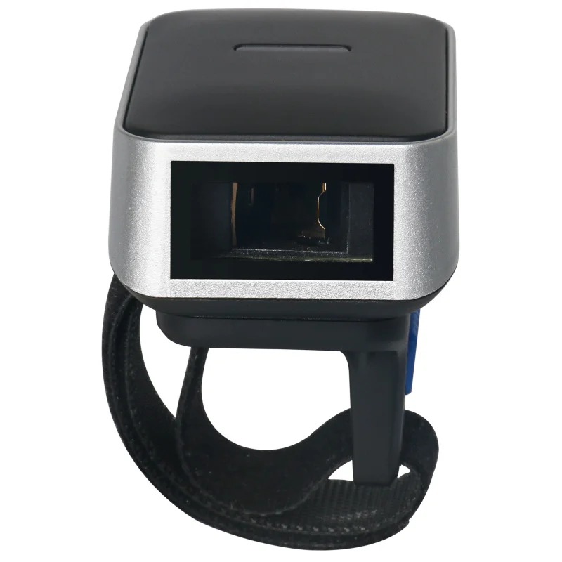 1D Portable 2D Ring Finger Blue tooth [1MP Camera] Barcode Scanner 1D 2D Mini Barcode Scanner Wireless USB Code Scanner