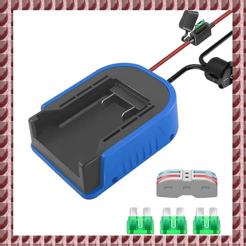 

Адаптер аккумулятора Power Wheels A95G для Kobalt 24 В Max с предохранителями и проводными клеммами, разъем питания для радиоуправляемого автомобиля