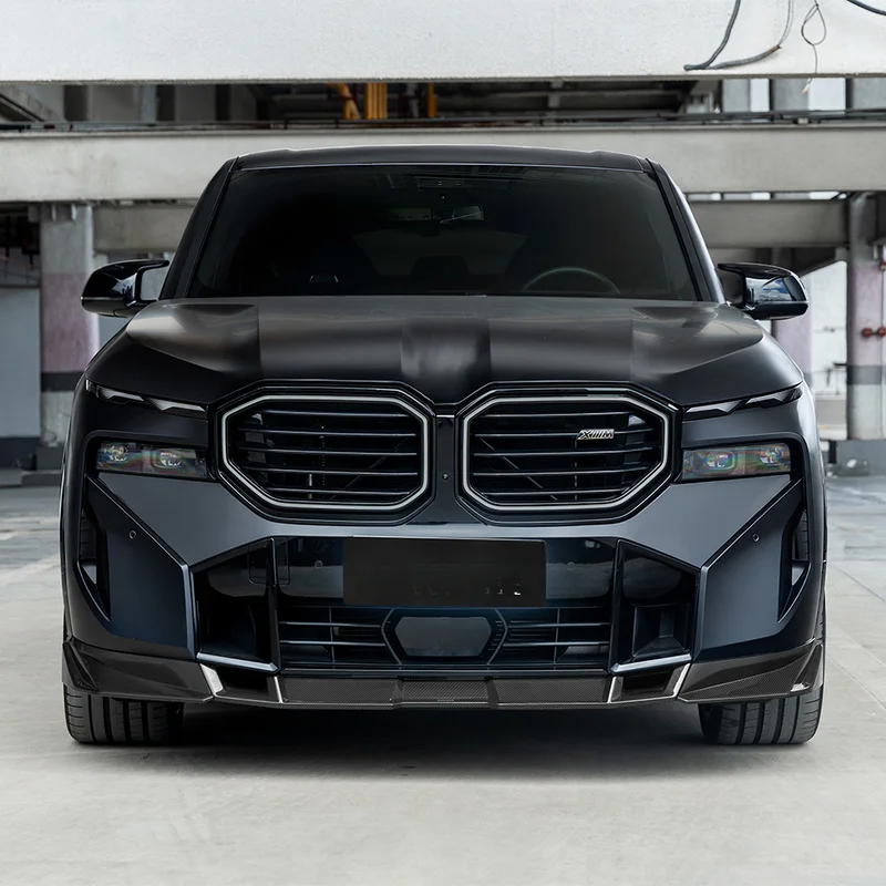 High Quality SOOQOO Style Prepreg Carbon Fiber Front Lip Fit for XM G09