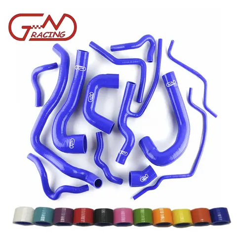 For 2003-2014 Saab 9 3 9-3 1.8T 2.0T B207 Turbo Silicone Radiator Coolant Hoses Kit 2004 2005 2006 2007 2008 Piping
