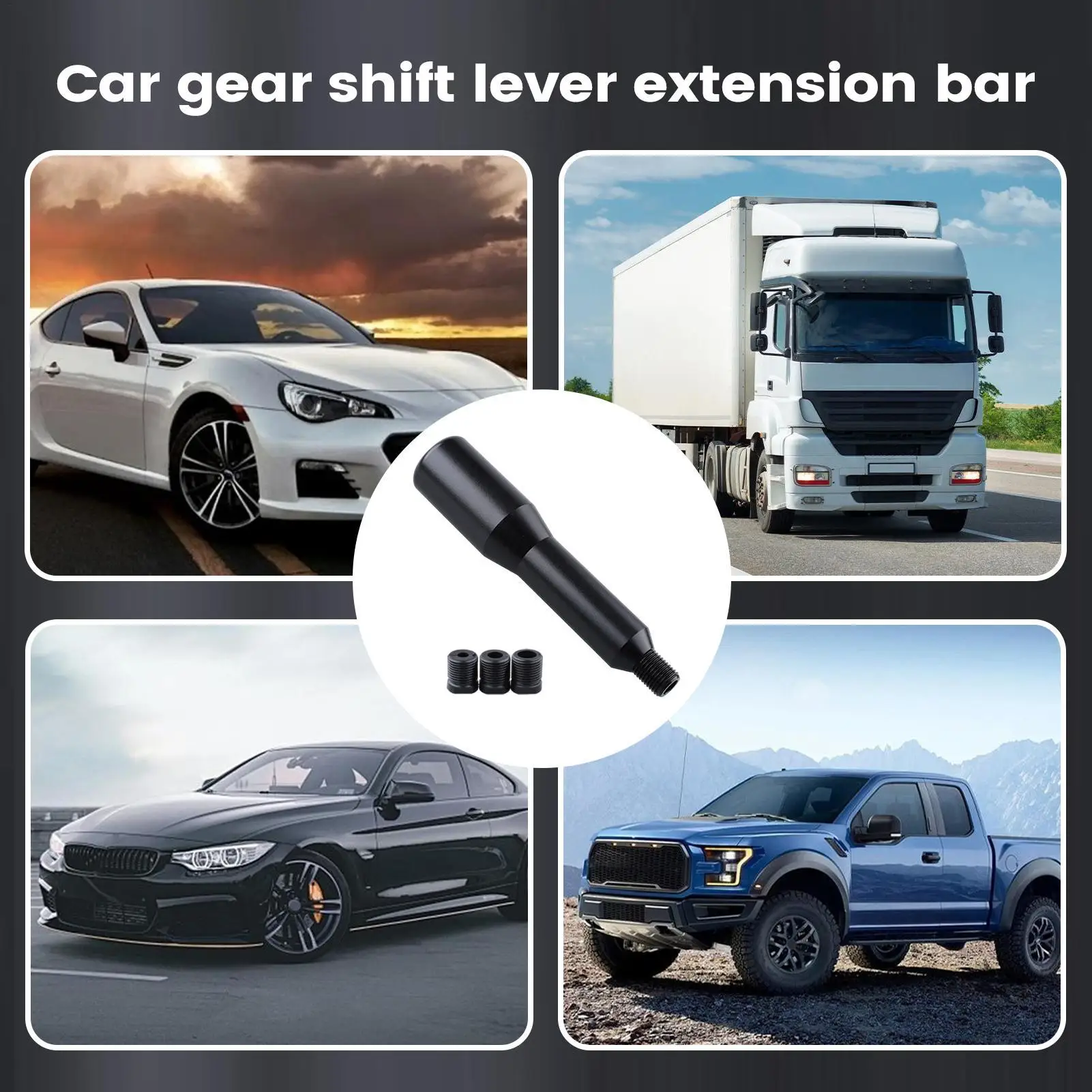 Shifter Lever Extension Car Gear Transmission Extender Manual Shift Knob For Sedan Automotive SUV Van RV Vehicle Roadside Home - view 4