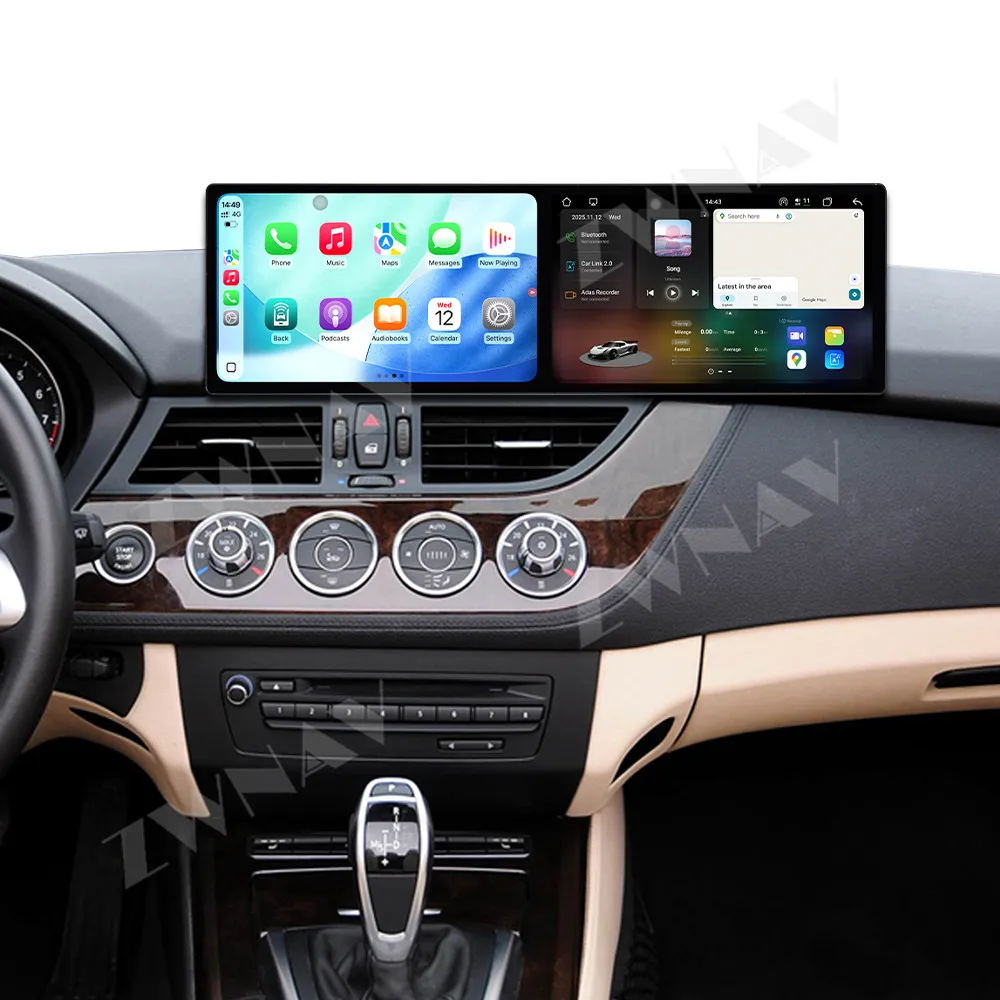 

Двойной экран 9,1 дюйма для BMW Z4 2008-2016 CIC Android 15.0, автонавигация, мультимедийный плеер, радио, беспроводной головной блок