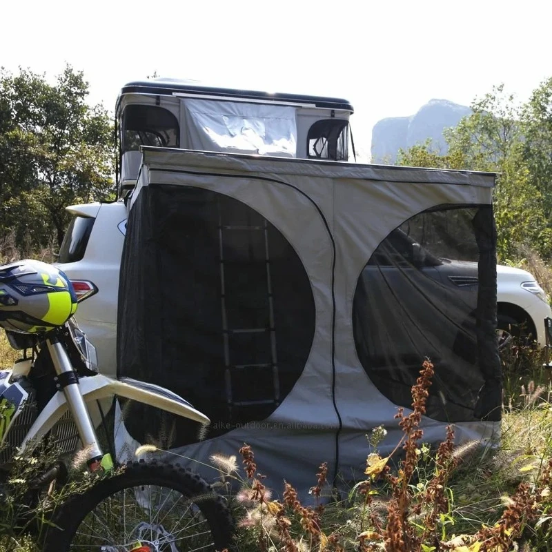 

Aluminium Pergola Outdoor Camping Parking Tent With Canvas Roof Top