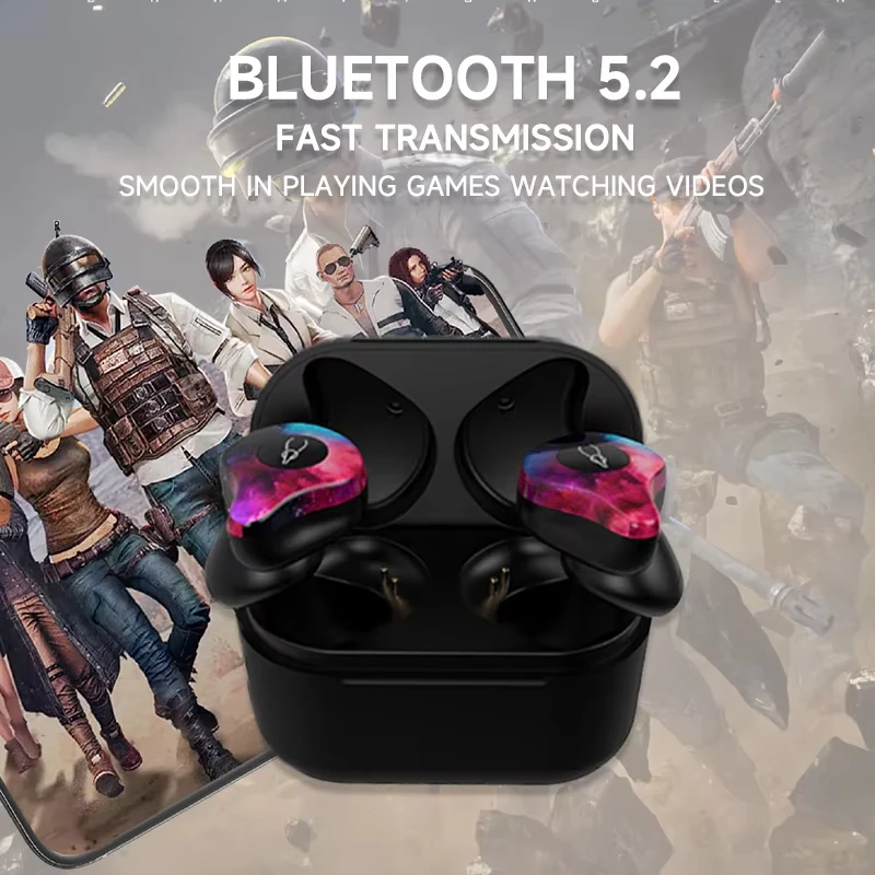 Sabbat-X12 Pro Tws Wireless Headset, Compatible With Bluetooth, Stereo High Fidelity, Sporty, Waterproof, Portable