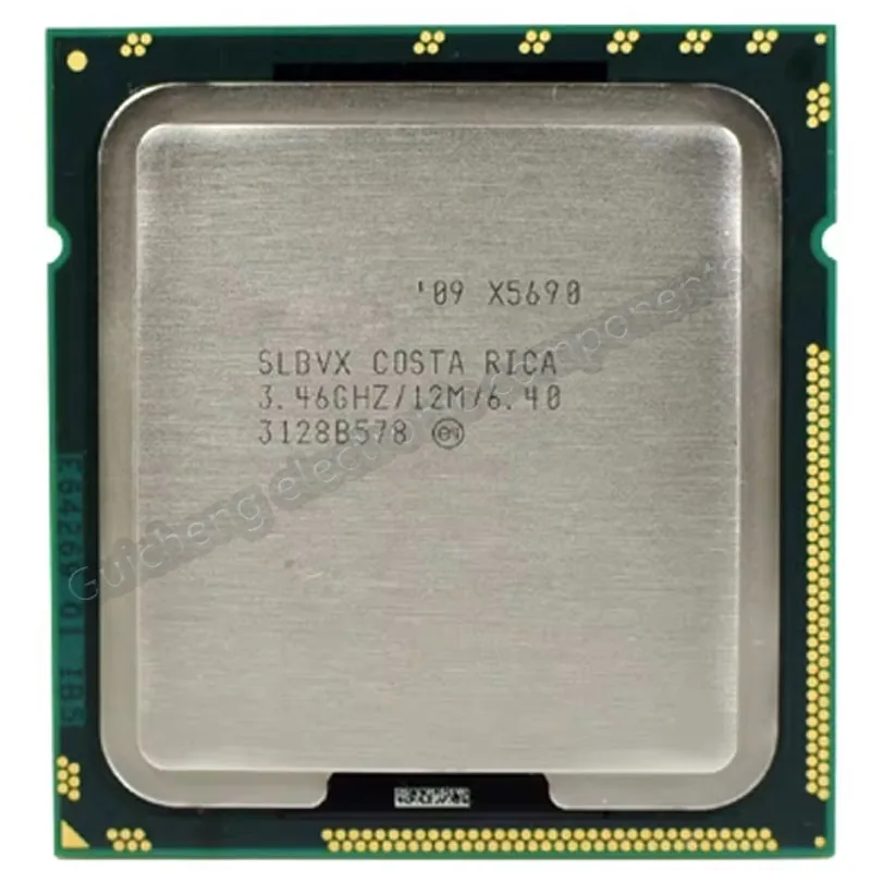 X5690 3.46GHz 6 Core LGA 1366 SLBVX CPU Processor X5690 CPU