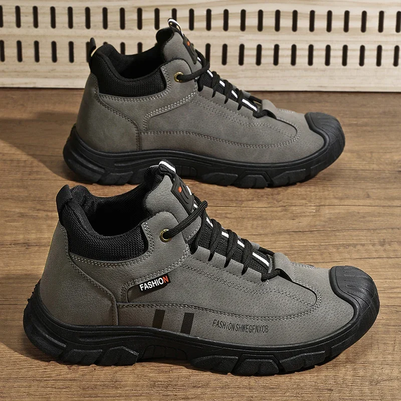 أحذية كاجوال عالية الجودة للرجال أحذية رياضية عالية الجودة من الجلد أحذية رياضية عصرية للرجال أحذية مريحة للمشي لمسافات طويلة أحذية قيادة