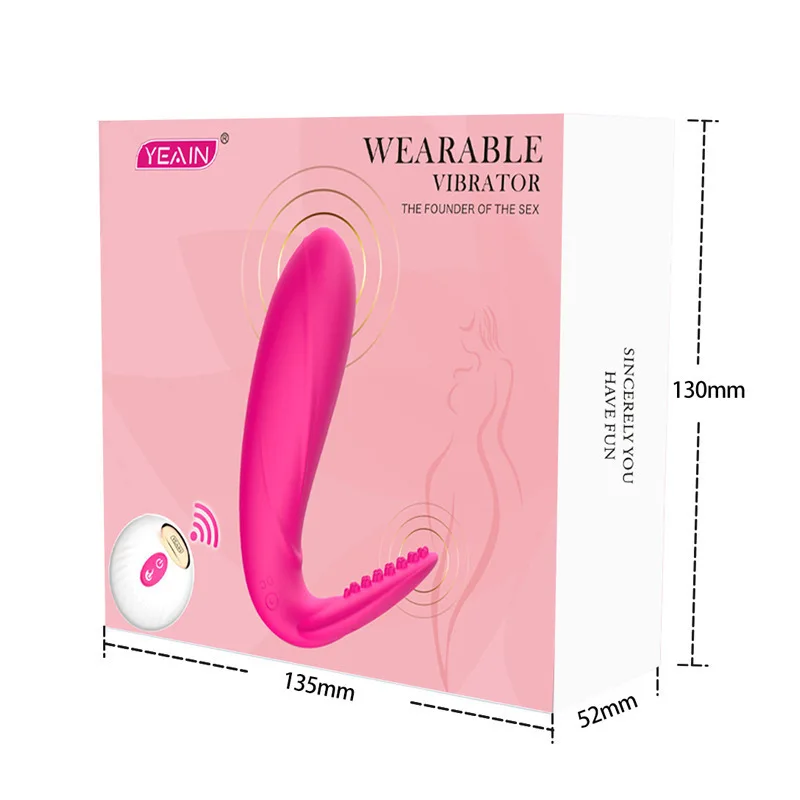 Wireless remote control female outdoor wear vibrating egg clioral excitement vaginal dilator women's masturbation tool