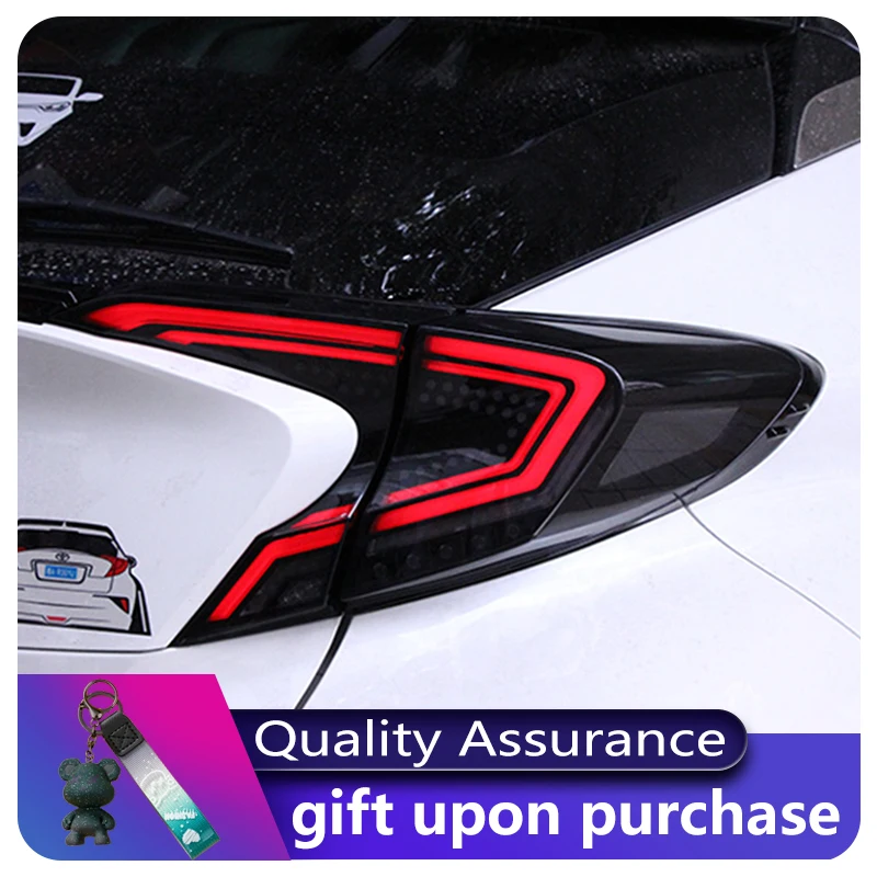 Car Taillight Styling FOR Toyota CHR 2018-2023 Rear Light DRL Dynamic Upgrade LED HID Projector Lens Auto Tool Accessories