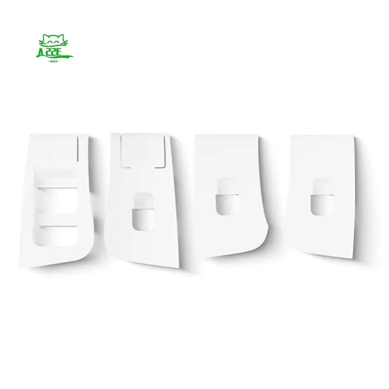 A22E-Car Window Glass Lift Switch Panel Cover Window Control Button Silicone Frame For Tesla Model Y Juniper 2025 LHD