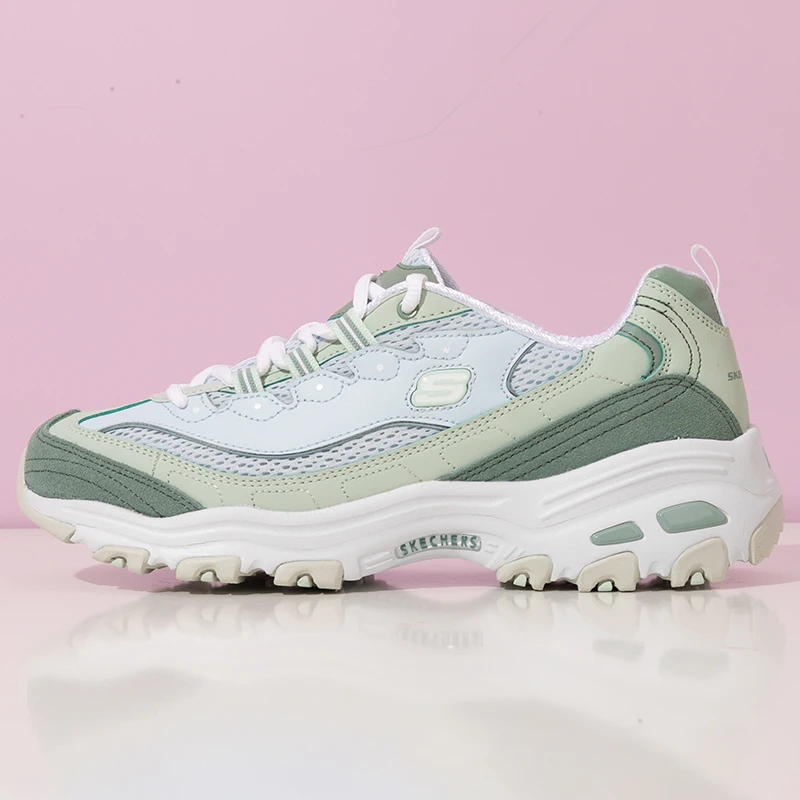 

Skechers Women's Shoes D'Lites Series Sneakers Lightweight Casual Shoes Retro Dad Shoes Breathable Commuter Shoes 896209-Sage