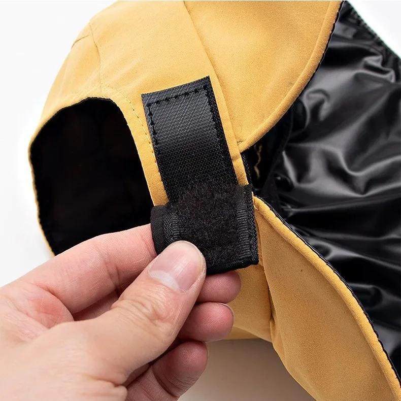 Sunscreen Hat for Women, Foldable, Face Covering, Summer Sunshade, Beach Big Edge, Ponytail, Empty Top Sun Hat - view 4
