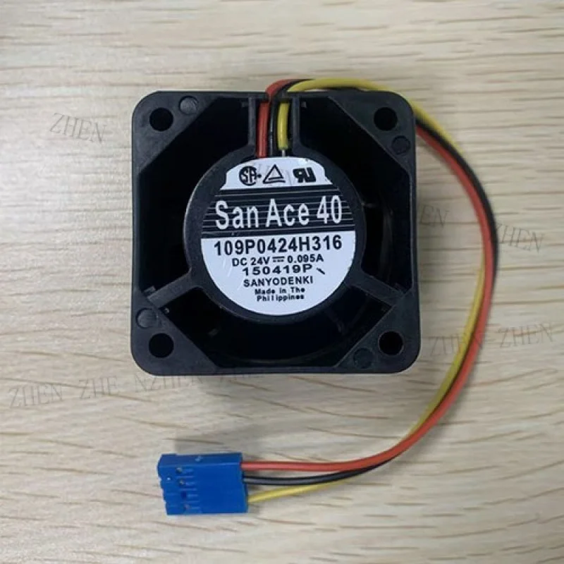 

Y 1 шт. Новый охлаждающий вентилятор 109P0424H316 4028 DC24V 0.095A 4CM 3Pin