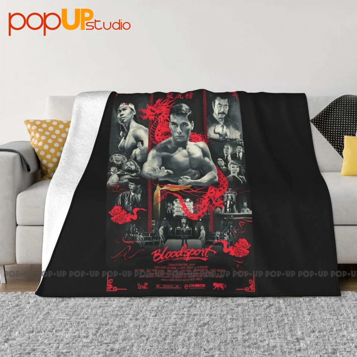 Jean Claude Van Damme Movies Blanket Casual Bedspread Anti-Pilling Cover Blanket Sleeping Sheets