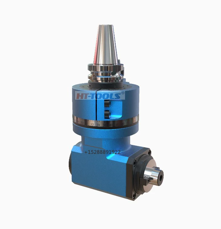 BT40-ER32 Side Surface Drilling Angle Head 20CrMnTi Material 90 Degree BT40 Angle Head