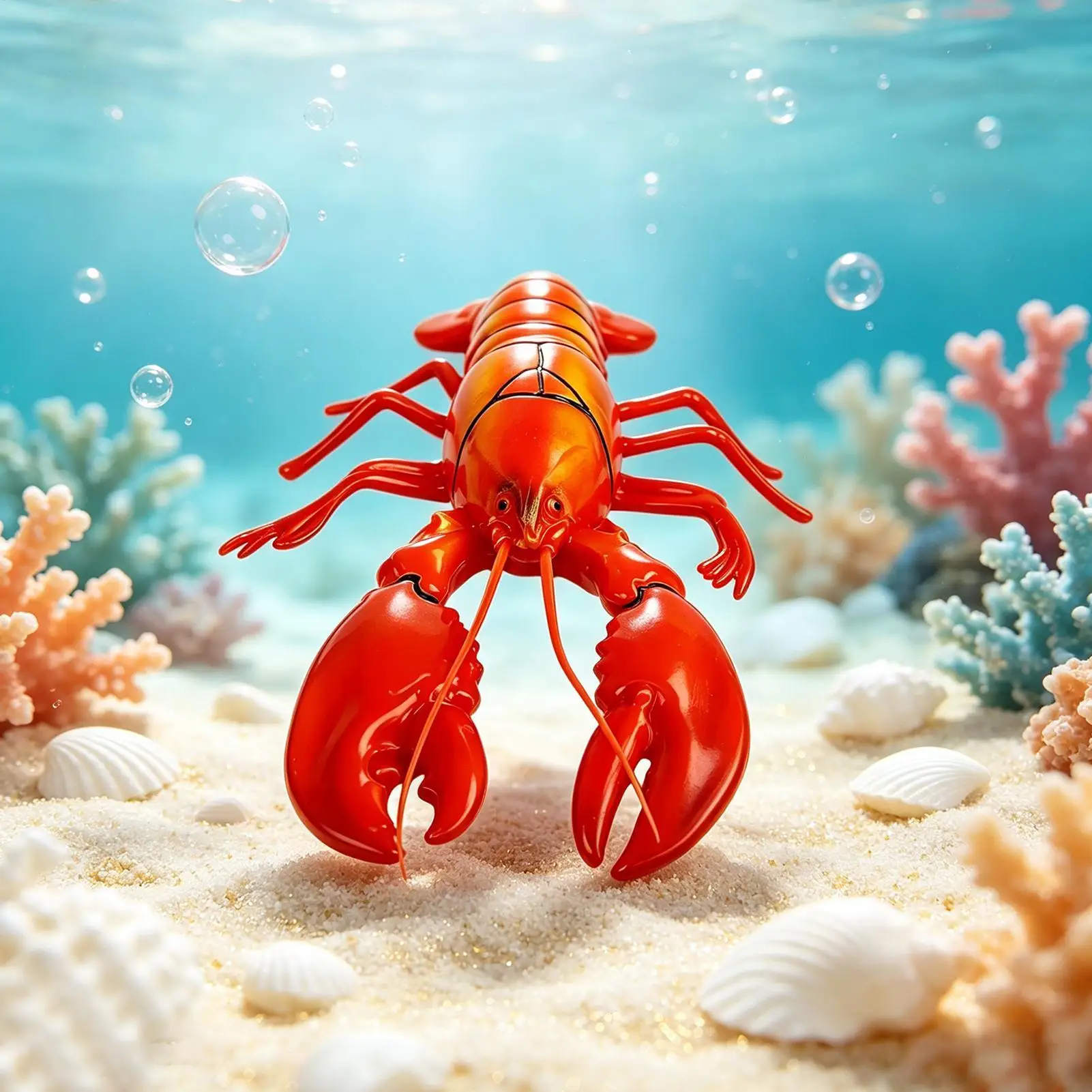 シミュレーションロブスターモデル海洋動物おもちゃプラスチック製大型ロブスター小道具早期教育玩具装飾品模擬シーフード