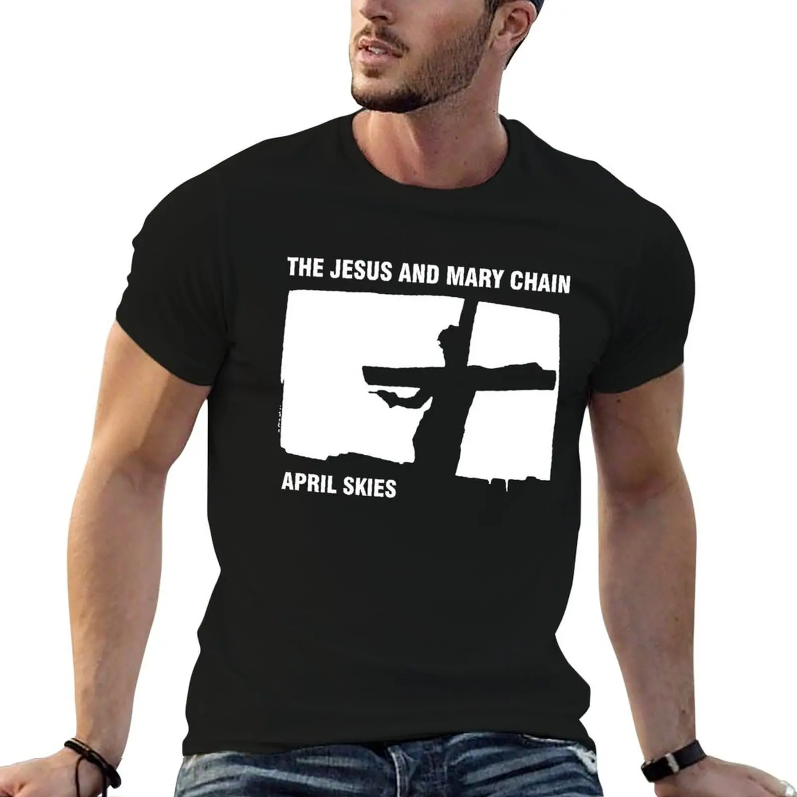 April Skies - Jesus And Mary Chain T-Shirt cheap stuff animal prinfor boys t shirts for men cotton