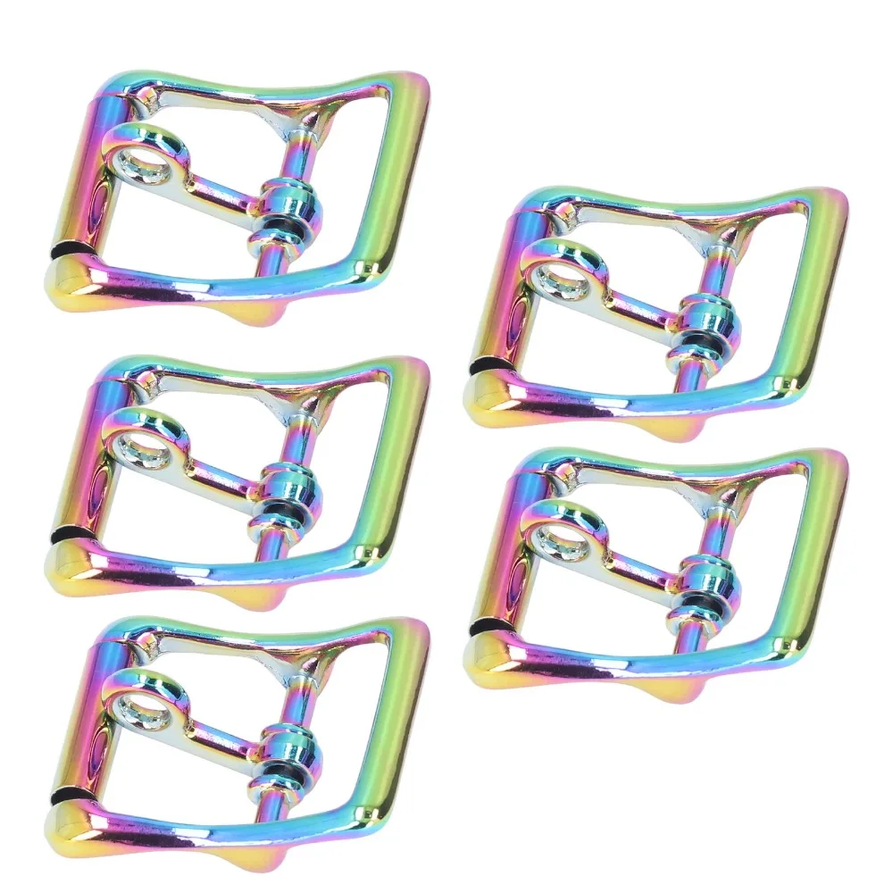 5pcs Exquisite 25mm/1in Metal Belt Buckle Fine Workmanship Accessories Roller Buckles Zinc Alloy Buckle For DIY Clothing
