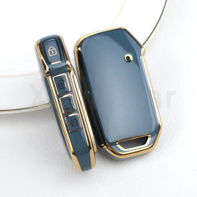 لكيا راي 2023 سبورتاج 2022 K7 2020 كادينزا 2020 سورينتو 4 سول تيلورايد K3 سيراتو 2020 بولي يوريثان سيارة مفتاح بعيد فوب غطاء #5