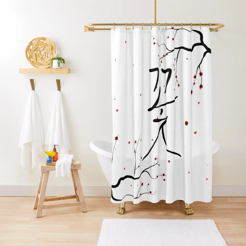 

Korean flower Shower Curtain Shower For Bathrooms Set For Bathroom Curtain