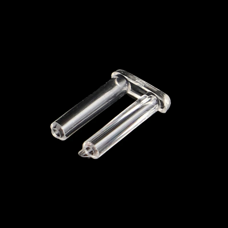 100Pcs/Set Double Rubber Plug For Frameless Glasses Spare Buckle For Prescription Glass Glasses Equipment Accessories