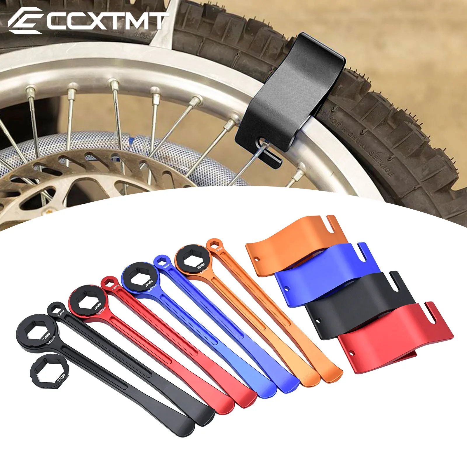 Universal Tire Repair 32mm 22mm 27mm 10mm 13mm Tire Lever Wrench Tool For KTM Honda Yamaha Suzuki Kawasaki BETA GasGas ATV BIKE
