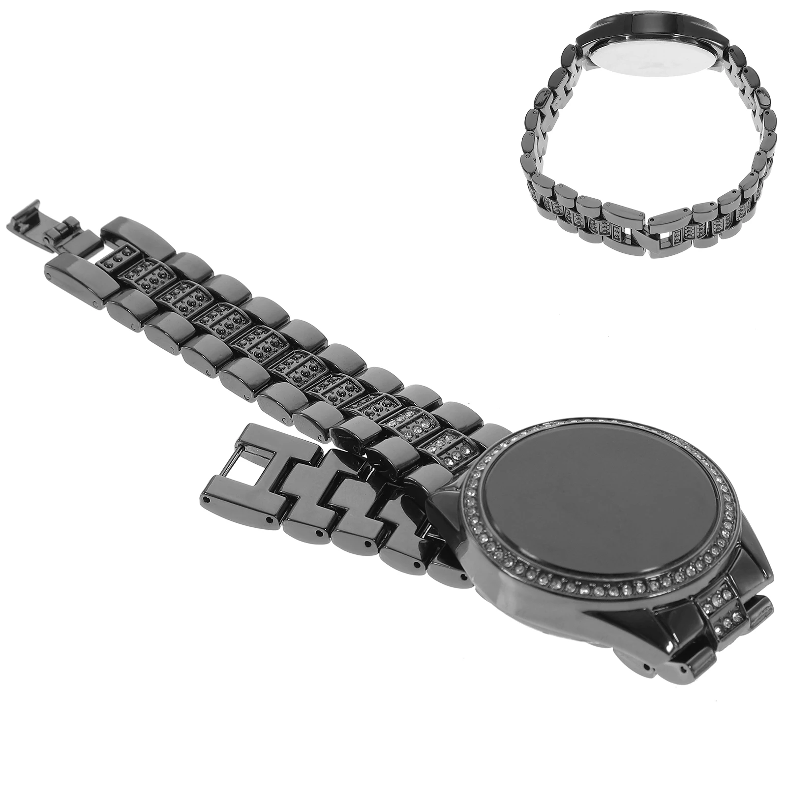 

Ladies Watch Daily Wear Watches for Woman Male LED Rhinestone Glass
