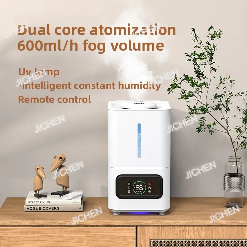 Umidificatore da tavolo da 6 litri Nebbia fredda ad ultrasuoni per camera da letto/ufficio Riempimento superiore per una facile pulizia Umidificatore silenzioso per il sonno