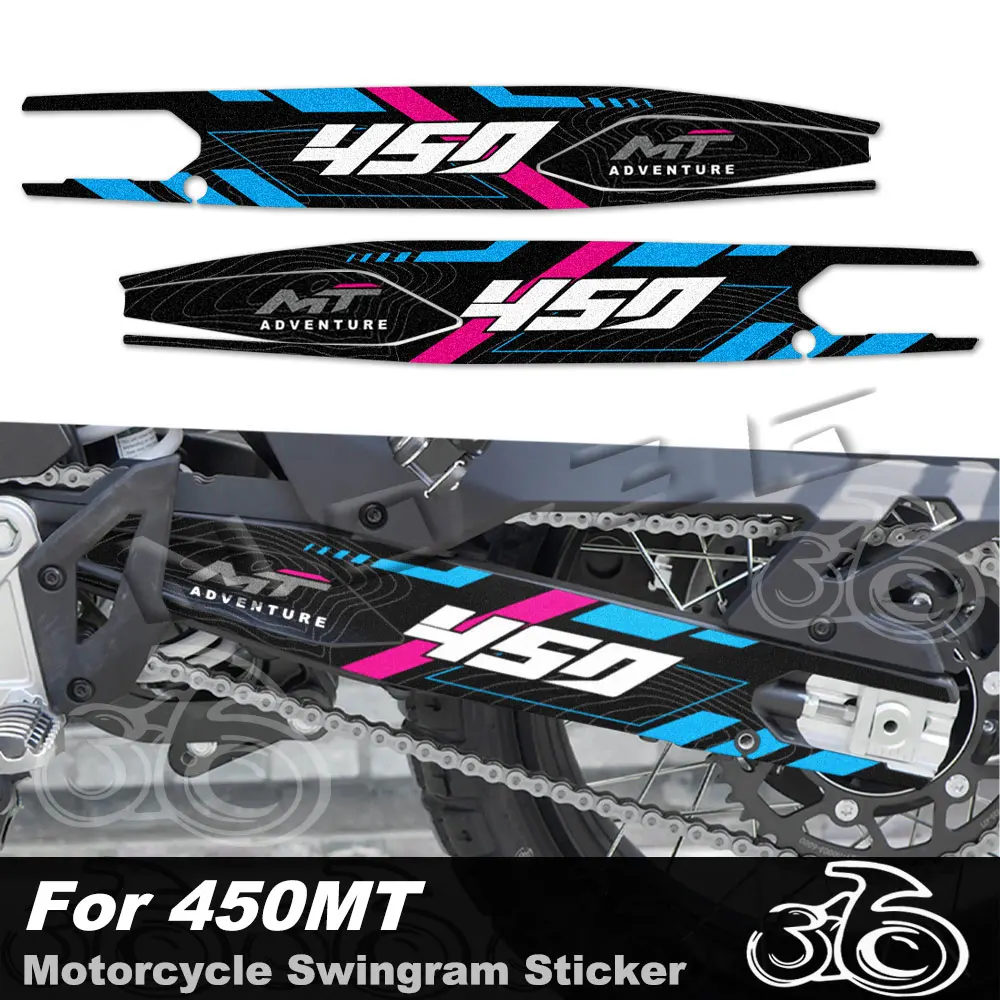 

For CFMOTO CF Moto 450MT 450 MT Motorcycle Swingarm Sticker Rotating Shaft Swing Arm Protection Decals Waterproof