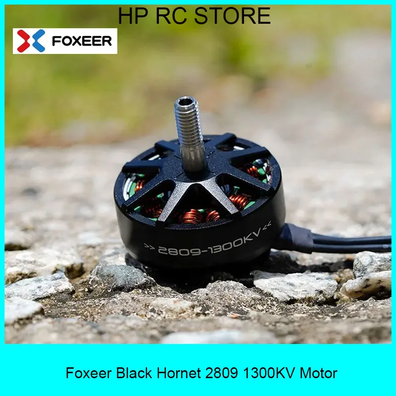 

Foxeer Black Hornet 2809 1300KV Motor 4-6S LIPO for FPV Freestyle Long Range DIY Parts