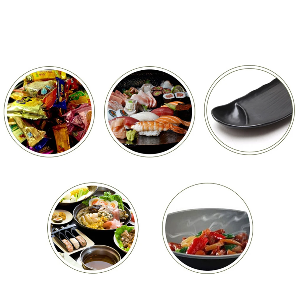 

1pc Sushi Snack Plate Size L Imitation Ceramic Melamine Tableware For Home Restaurant Party Desserts Sashimi Tray Appetizer