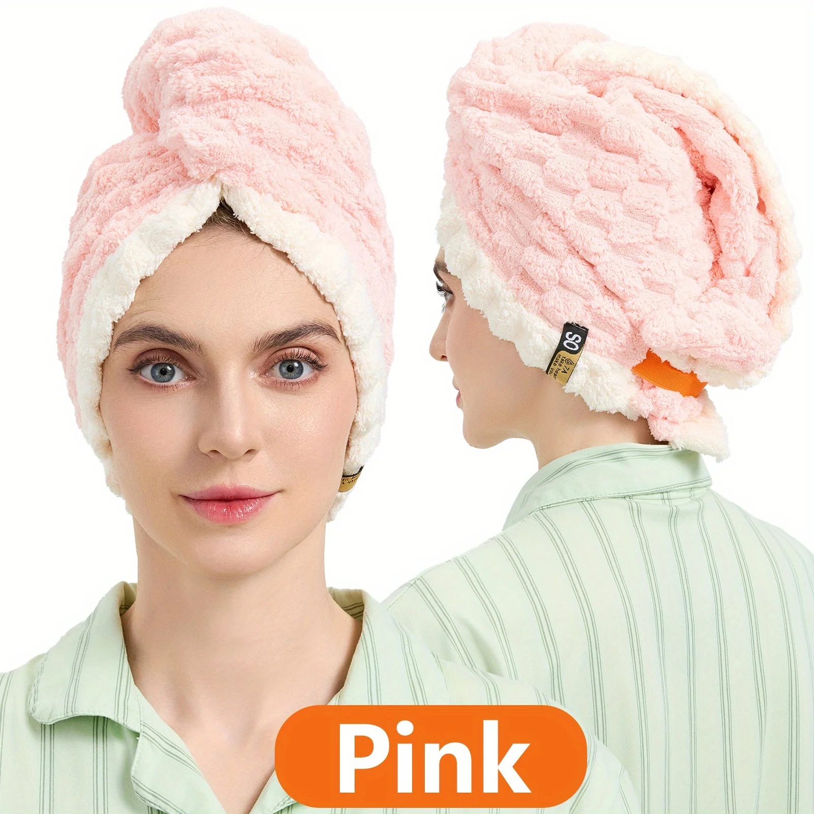 1pc Dames Plus Grote sneldrogende absorberende handdoek - Superabsorberend, dik en zacht, geschikt voor thuis en op reis