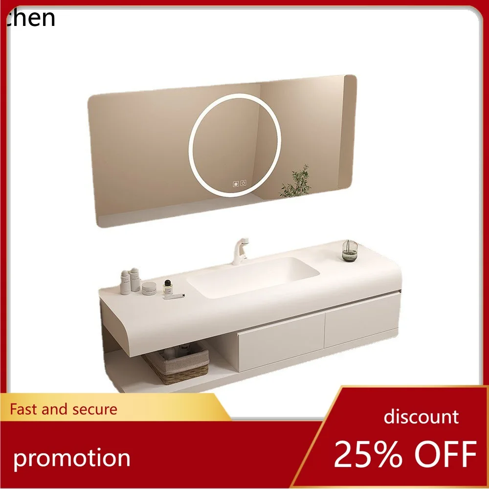 

YFY Bathroom Cabinet Set with Washbasin for Bathroom Washing